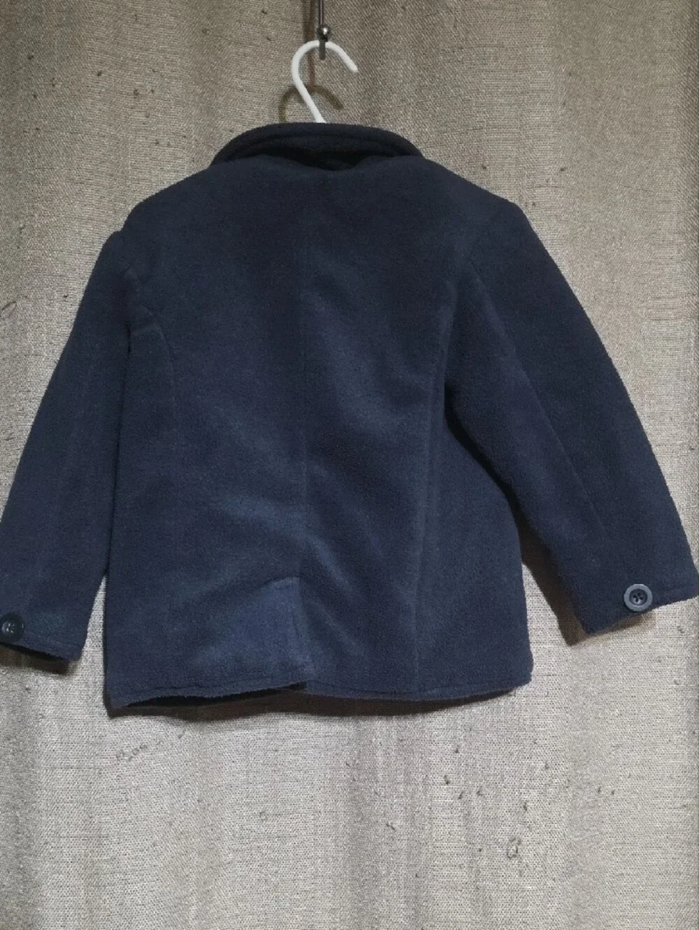 Baby GAP SZ 2T Kids Navy Double-Breasted Peacoat with Pockets